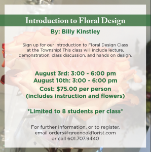 Green Oak floral class
